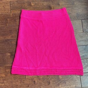 Aqua Hot Pink Mini Skirt